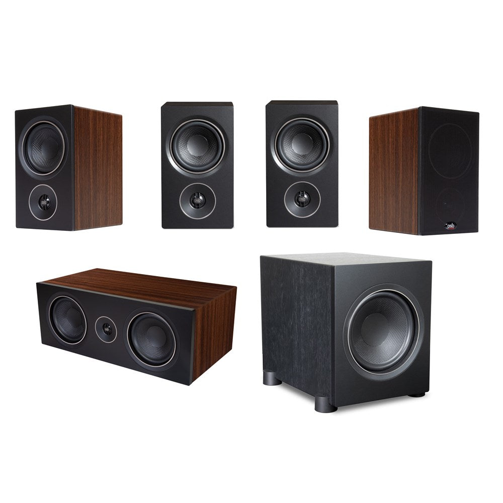PSB ALPHA 5.1 CINE PACK Alpha P3 (2 pairs)+Alpha C10+ Alpha S8