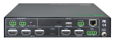 AV Gear AVG-SC42T Seamless Switcher 4×2 with USB-C