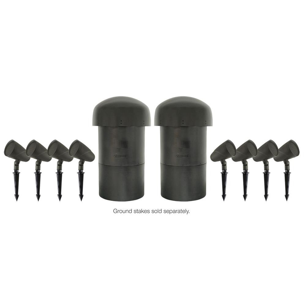Sonance 8.2 pack - LS4T SAT +LS12T sub W/sonamp DSP-2-750 SLS