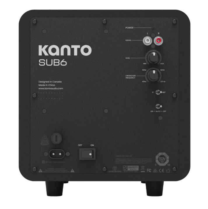Kanto SUB6 200W 6" Sealed Powered Subwoofer