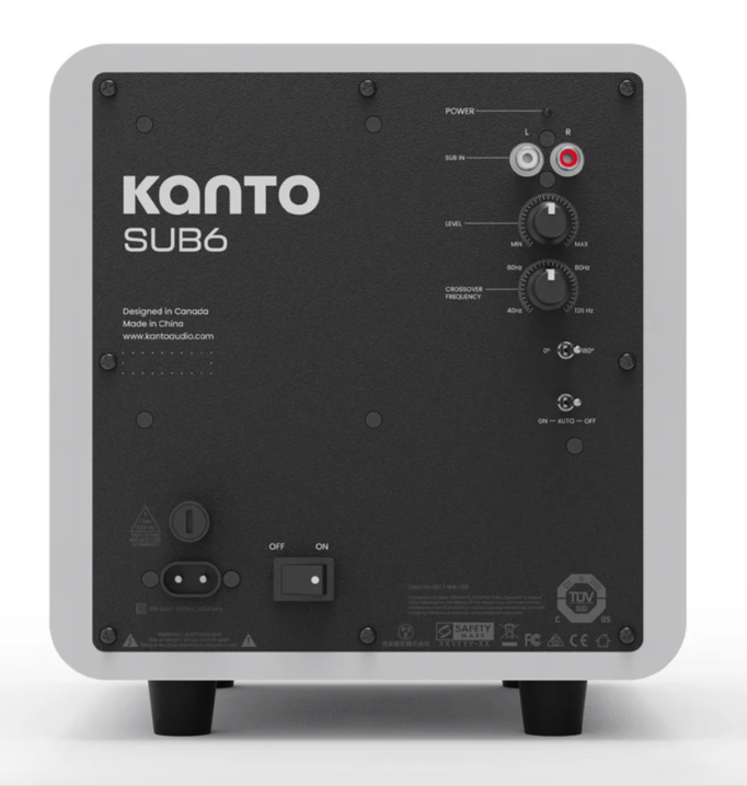 Kanto SUB6 200W 6" Sealed Powered Subwoofer