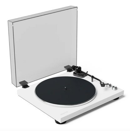 Kanto OBI3 Turntable - Matte Black with Kanto ORA 100W Powered Speakers