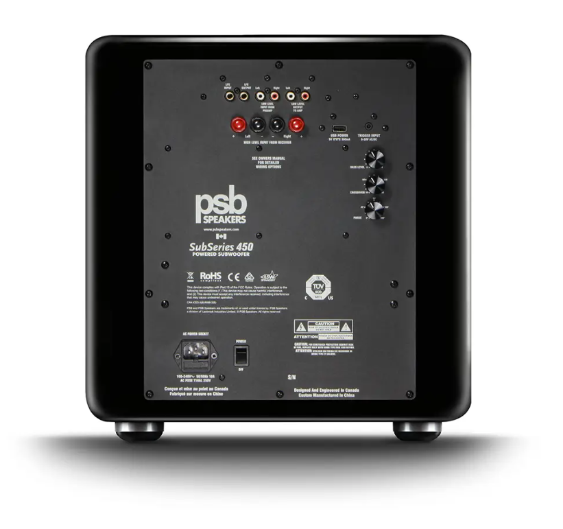 PSB SubSeries 450 – 12" DSP Subwoofer