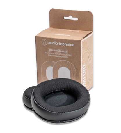 ATH-M50X - Pair of replacement black MESH earpads for the ATH-M50x