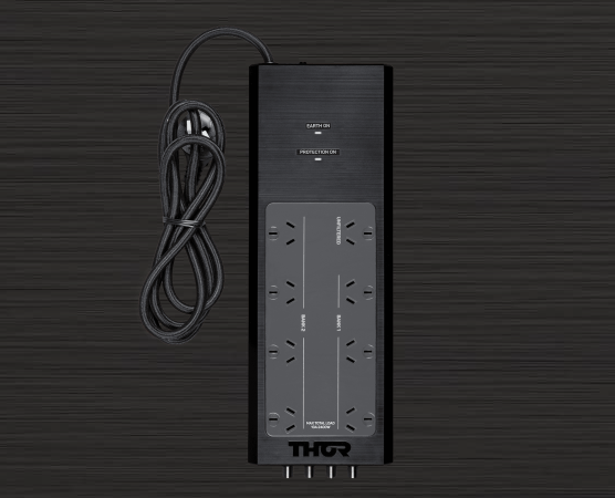 Thor P8 Prodigy – 8 Way Surge Protector with Elite Filtration Ultimate Regenerative Power Protection And Filtration