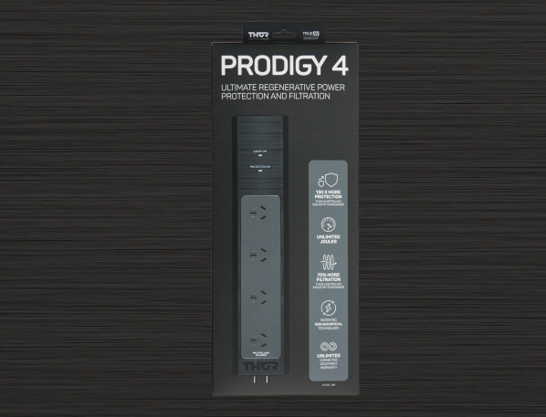 Thor P4 Prodigy – 4 Way Surge Protector with Elite Filtration Ultimate Regenerative Power Protection And Filtration