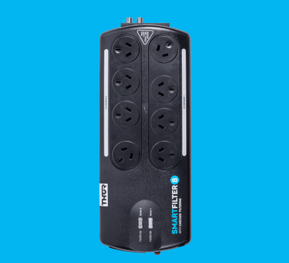 Thor SmartFilter SmartFilter8-03 APEX8-006 SmartFilter8-Box-edit B8+ – 8 Way Surge Protector with Advanced Filtration