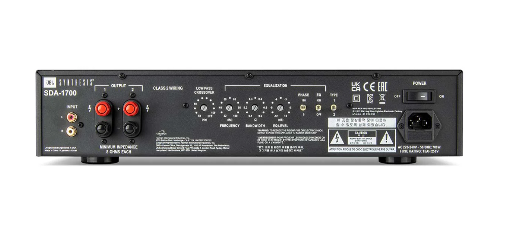JBL Synthesis SDA-1700 Class D Subwoofer Amplifier