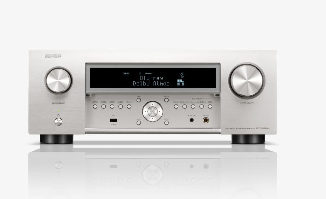 Denon AVC-X6800H 11.4 Ch. 205W 8K AV Receiver with HEOS® Built-in
