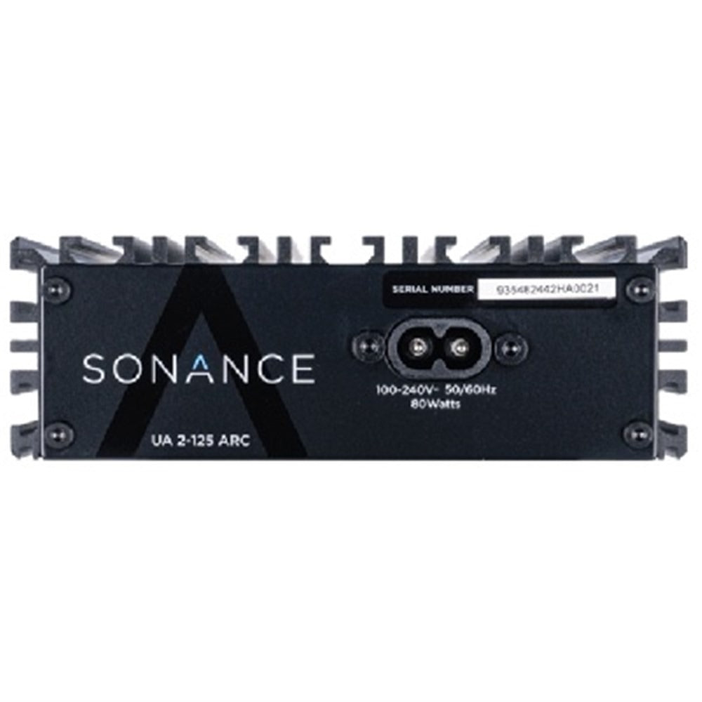 Sonance Sonamp UA-2-125 ARC UA Series amplifier eARC support 2x 125W 2-CH 8 ohm compact versitile