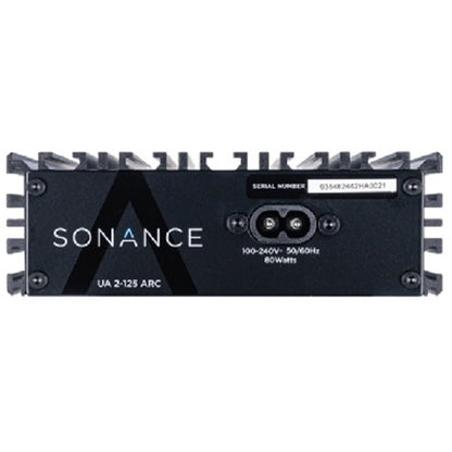 Sonance Sonamp UA-2-125 ARC UA Series amplifier eARC support 2x 125W 2-CH 8 ohm compact versitile