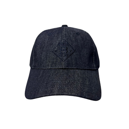 BEAUCAIRE Dark Denim Cap Hat INDIGO