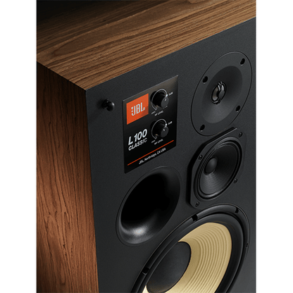 JBL L100 Classic 3-Way Standmount Bookshelf Speaker