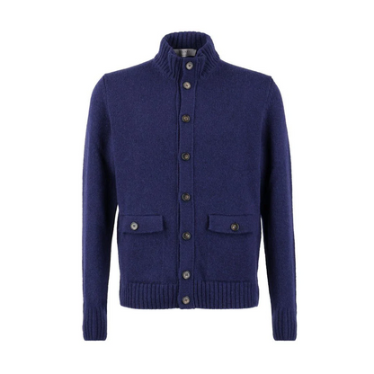 HENRY SARTORIAL Wool Buttonfront Knit