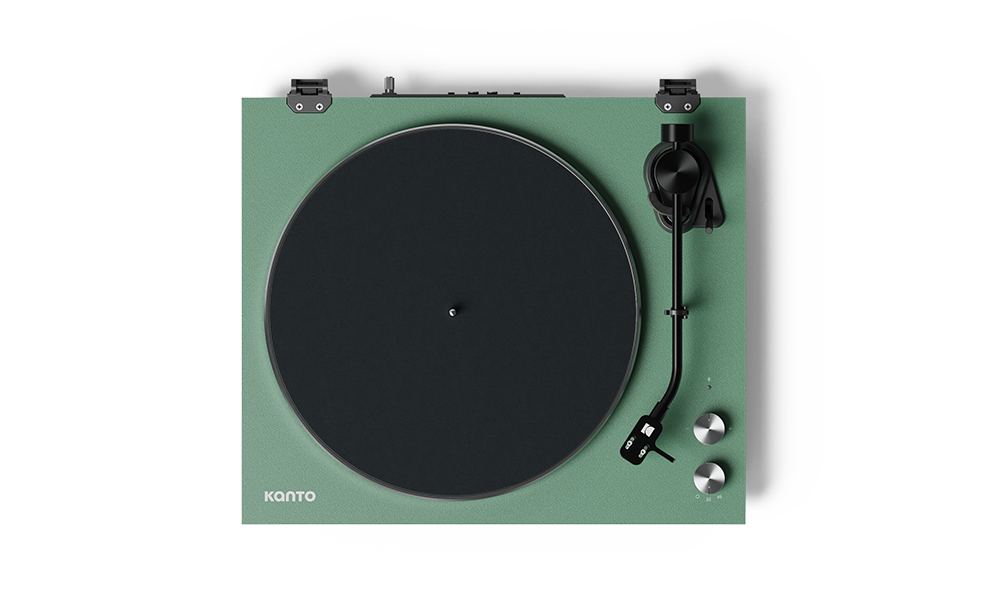 Kanto OBI3 Turntable with Bluetooth 5.3, Preamp, and Pitch Control