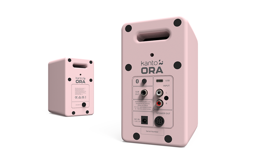 Kanto Ora 100W Powered Reference Desktop Computer Speakers With Bluetooth 5.0