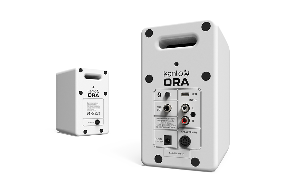 Kanto Ora 100W Powered Reference Desktop Computer Speakers With Bluetooth 5.0