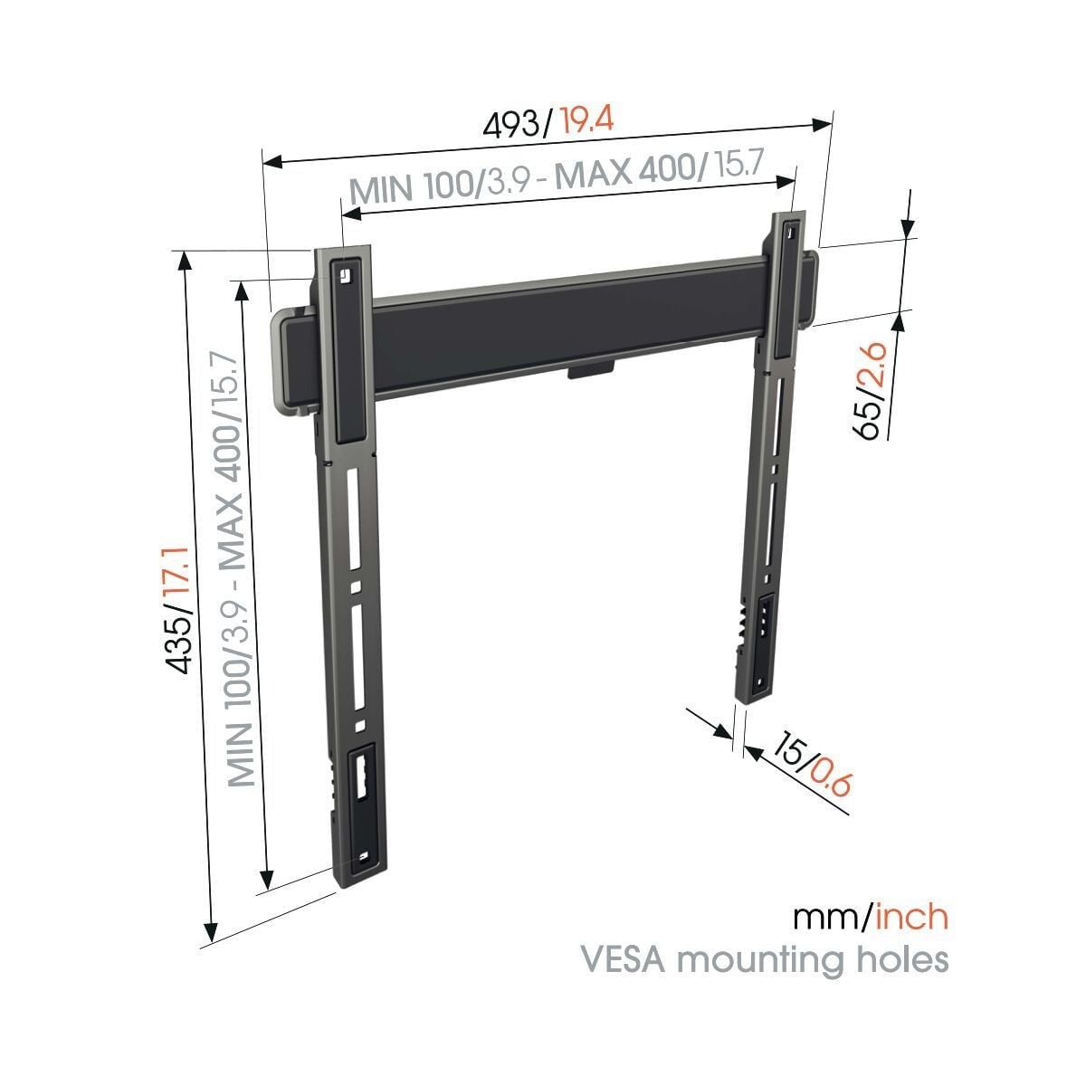 Vogel's TVM 5405 Fixed TV Wall Mount