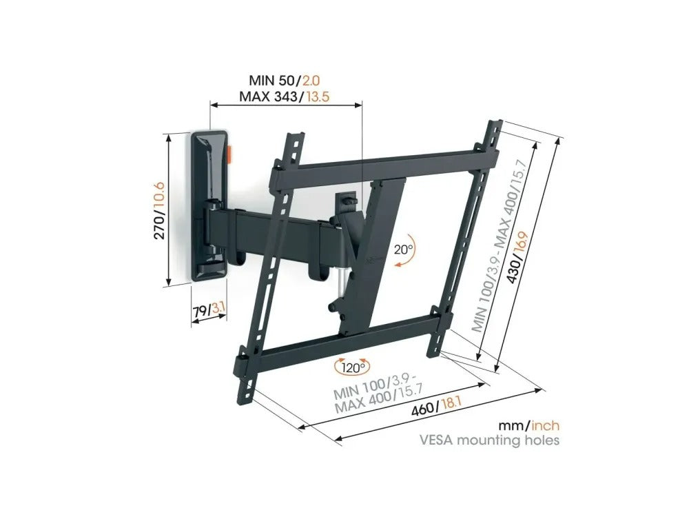 Vogel's TVM 3425 Full-Motion TV Wall Mount