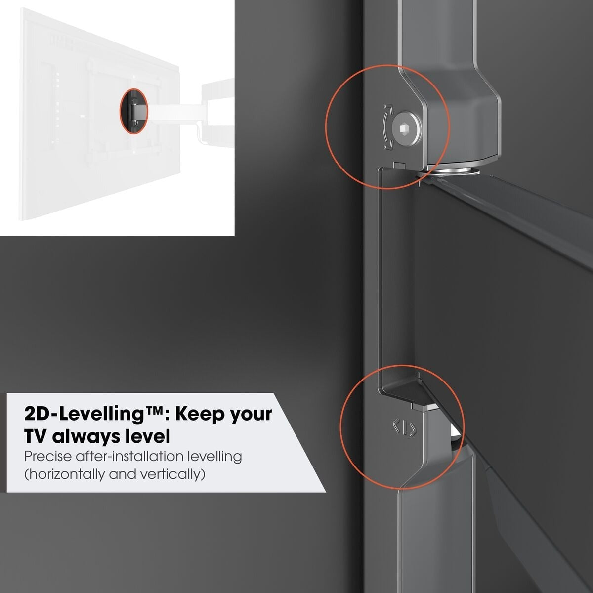 Vogel's TVM 5845 Full-Motion TV Wall Mount