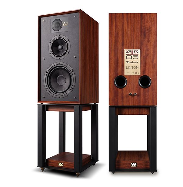 Wharfedale Heritage Series Linton Stand Mount Speakers Mahogany at Audio Influence