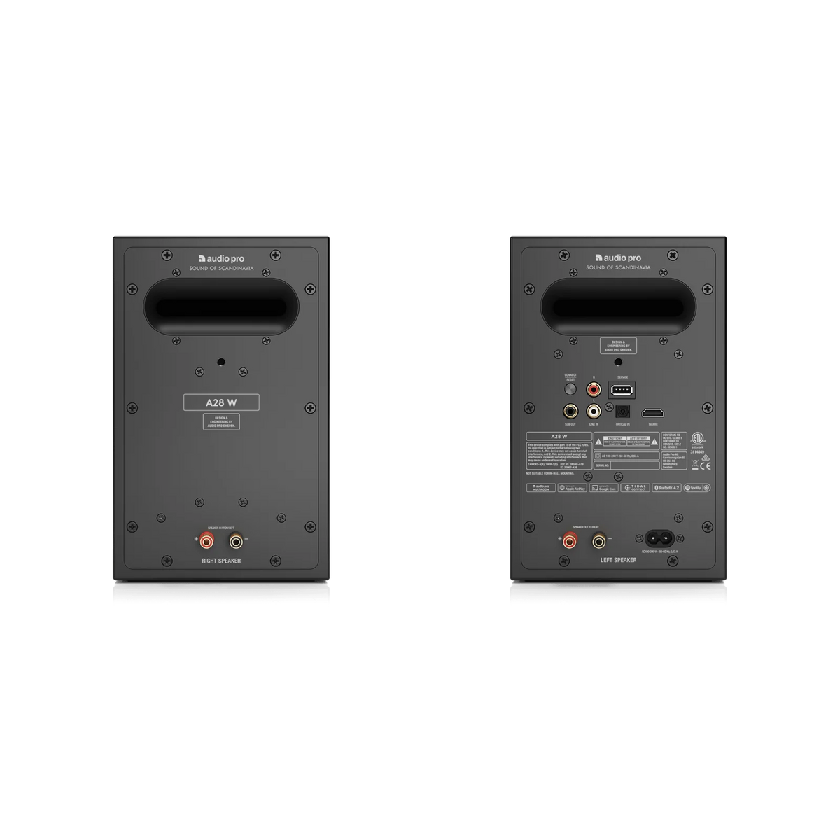 Audio Pro A28 W Wireless TV - and Multiroom Bookshelf Speaker