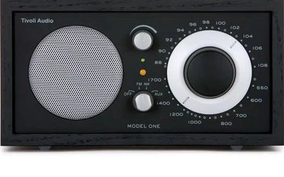 Tivoli Audio Model One AM / FM Table Radio-Black/Black-Silver-Audio Influence