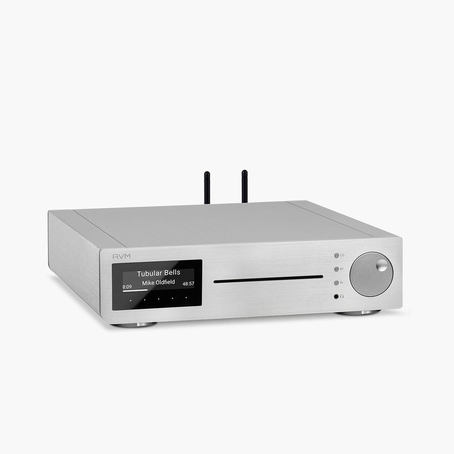 AVM Inspiration CS 2.3 Compact Streaming CD receiver Aluminium Silver at Audio Influence