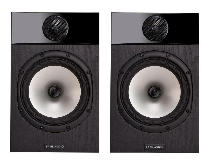 Fyne Audio F301 Bookshelf Speakers Black Ash at Audio Influence