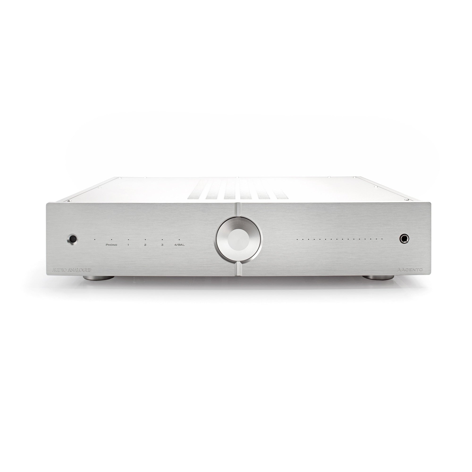 Audio Analogue AAcento 100W Zero Feedback Integrated Amplifier-Silver Finish-Audio Influence