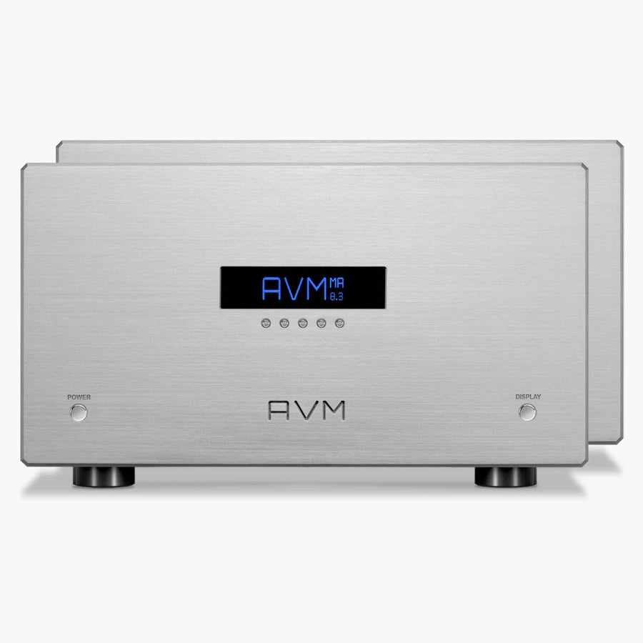 AVM Ovation MA 8.3 Mono Amplifier (pair) Aluminium Silver at Audio Influence