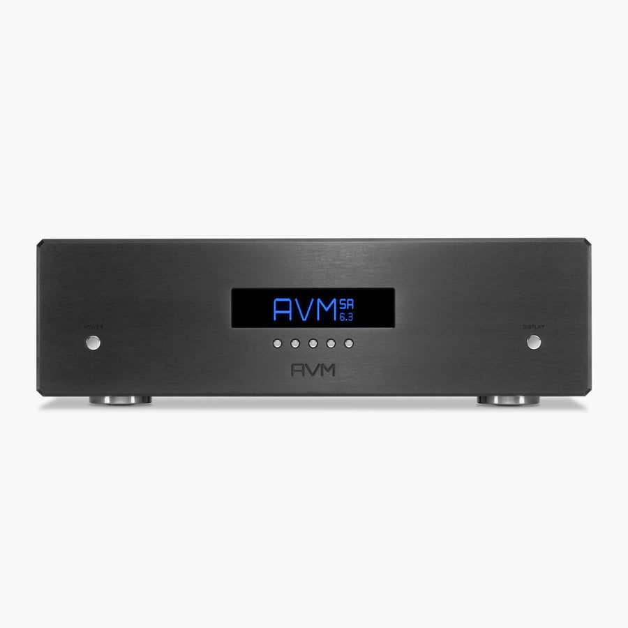AVM Ovation SA 6.3 Stereo Power Amplifier Aluminium Black at Audio Influence