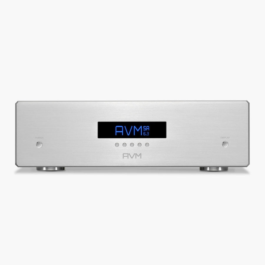 AVM Ovation SA 6.3 Stereo Power Amplifier Aluminium Silver at Audio Influence