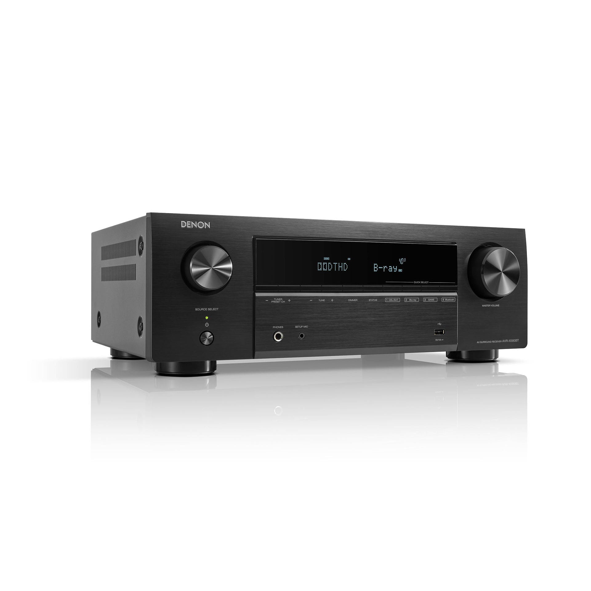 Denon AVR-X580BT 8K - 5.2 Channel AV Surround Receiver-Audio Influence