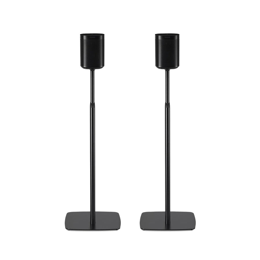 Flexson adjustable floor stand for sonos play  one pair - Audio Influence Australia 