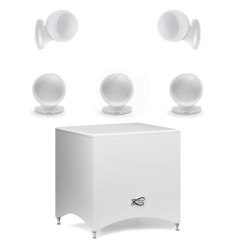 Cabasse Alcyone 2 5.1 Speaker System White by Audio Influence