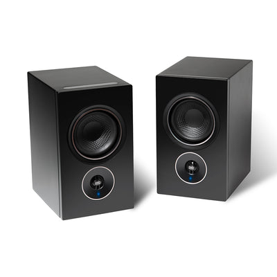 PSB Alpha iQ Streaming Powered Speakers with BluOS-Matte Black-Audio Influence