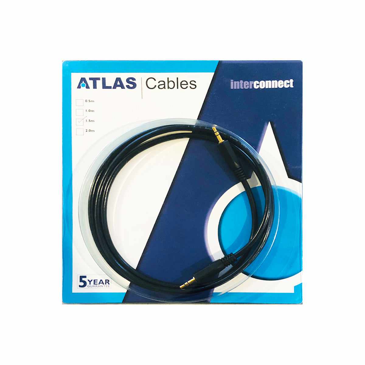 Atlas Audio Interconnect 3.5mm-3.5mm 1.50 mt at Audio Influence