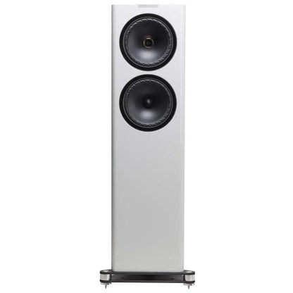 Fyne Audio F702 Floorstanding Speakers Piano Gloss White at Audio Influence