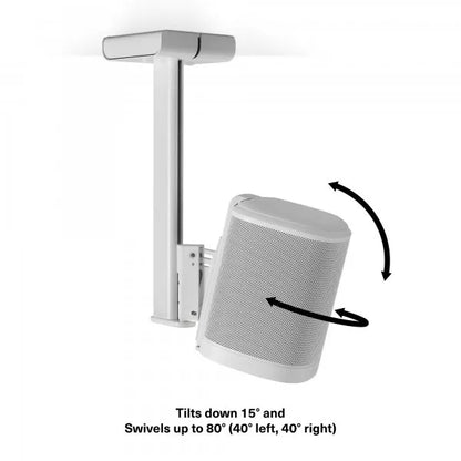 Flexson Ceiling Mount for Sonos One, One SL and Play:1-Audio Influence