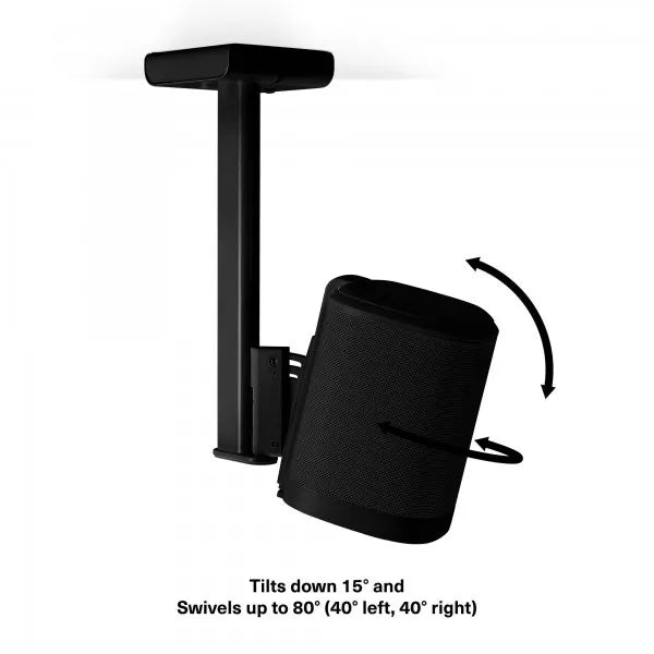 Flexson Ceiling Mount for Sonos One, One SL and Play:1-Audio Influence