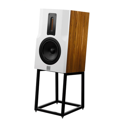FinkTeam Kim Loudspeaker Non-Standard Finish Olive with White front at Audio Influence