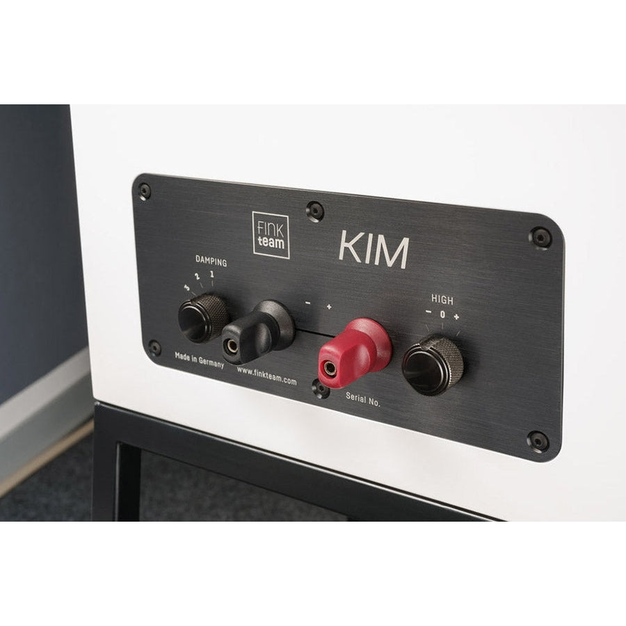 Fink Team Kim Loudspeaker Rear View Connectors at Audio Influence