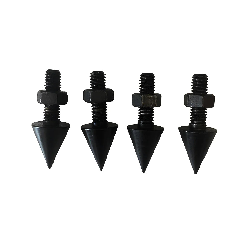 Hi Fi Racks 15mm Spikes with Locking Nut - Stainless Steel or Black (P ...