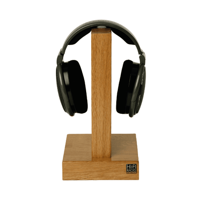Hi Fi Racks Headphone Holders-Oak-Audio Influence