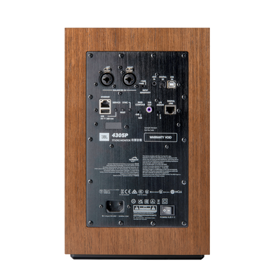 JBL 4305P 5.25”, 2-way Studio Monitor Powered Bookshelf Loudspeaker System-Audio Influence