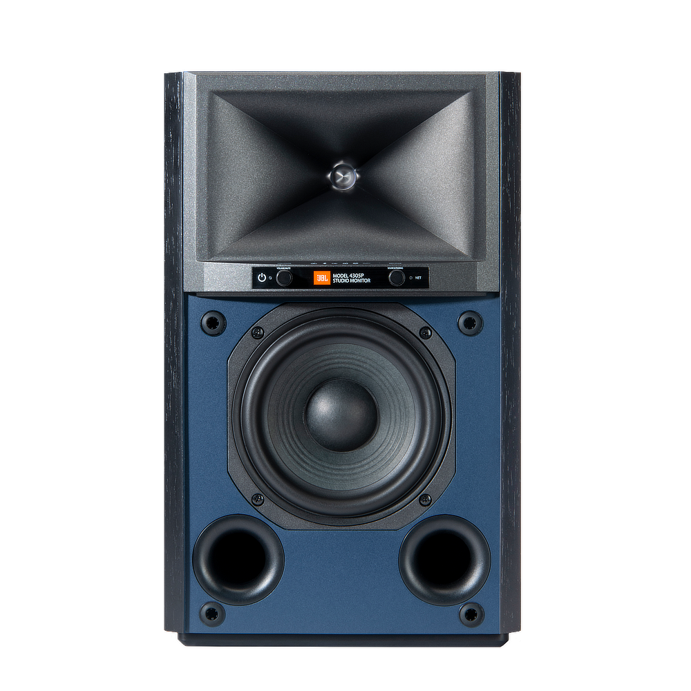 JBL 4305P 5.25”, 2-way Studio Monitor Powered Bookshelf Loudspeaker System-Walnut-No Thank you-Audio Influence