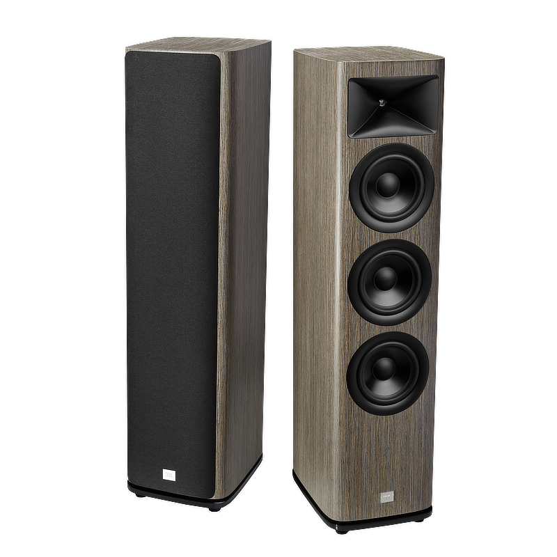 JBL HDI-3600 Triple 6.5” Floor Standing Loudspeaker-Grey Oak-No Thank you-Audio Influence