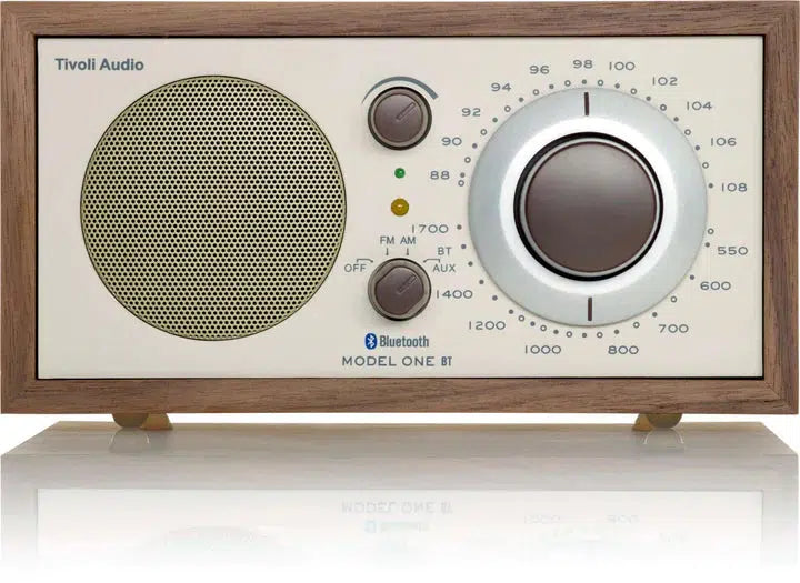 Tivoli Audio Model One BT - Table Radio Bluetooth® / AM / FM-Walnut/Beige-Audio Influence