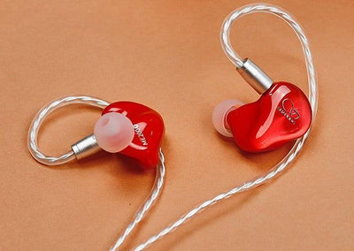 Shanling ME200 Dual Driver Hybrid Earphones-Red-Audio Influence